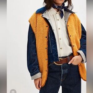 NWT Free People Outlaw Sherpa Vest